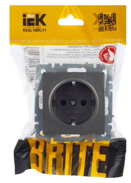 фото Розетка с заземлением  IEK BR-R14-16-K46 в Уфе