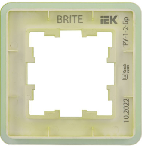 фото Рамка одинарная  IEK BR-M12-G-41-K06 в Ростове-на-Дону