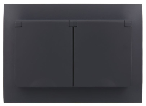 фото Розетка двухместная с заземлением в сборе IEK SK-R26-16-44-K48-F в Ростове-на-Дону