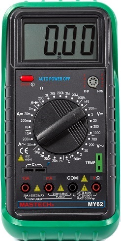 

Мультиметр Mastech 13-2019 Универсальный MY62, 13-2019