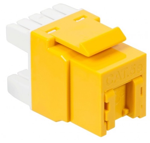 

Вставка Lanmaster LAN-OK45U5E/180P-YL Keystone RJ45, кат.5E, UTP, 180 градусов, со встроенной шторкой, желтый, LAN-OK45U5E/180P-YL