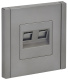 фото Розетка компьютерная двойная IEK FP-K20-1-K46 в Уфе