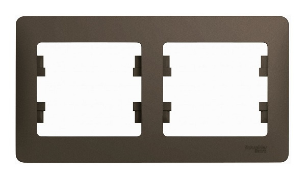Изображение товара Двухместная рамка Schneider Electric GSL000802 для электроустановочных изделий