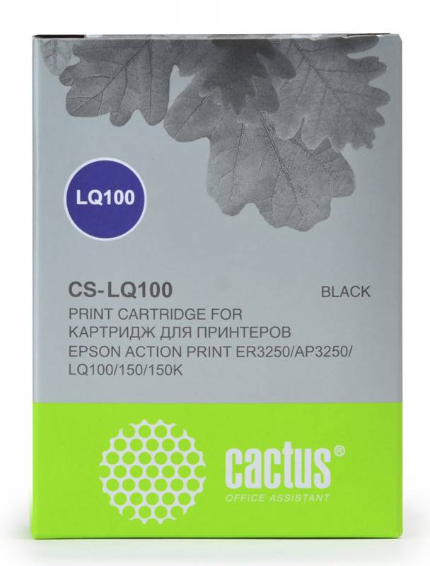 

Картридж Cactus CS-LQ100 черный для Epson LQ-100/AP-3250, CS-LQ100
