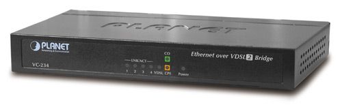 

Медиа-конвертер Planet VC-234 VDSL2 (профиль 30а) с 4-портовым коммутатором, VC-234