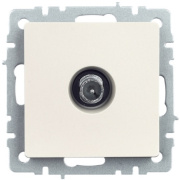 фото Розетка телевизионная проходная IEK BR-A10-P-K36