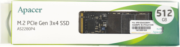 фото Накопитель SSD M.2 2280 Apacer AP512GAS2280P4UPRO-1 в Уфе 512 ГБ