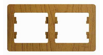 Изображение товара Рамка Systeme Electric GSL000502 серии Glossa для электропанелей горизонтальная