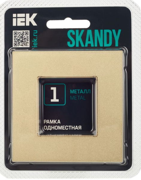 фото Рамка одинарная  IEK SK-M12-M-K37 в Ростове-на-Дону