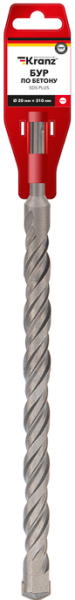 Изображение товара Бур по бетону KRANZ KR-91-0041 SDS PLUS 20 мм 310 мм для бетона и камня