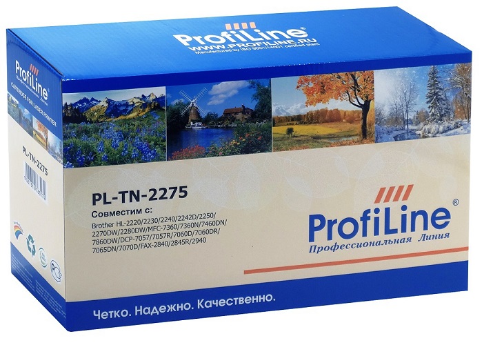 

Картридж ProfiLine PL-TN-2275 для принтеров Brother HL-2220/2230/2240/2242D/2250/2270DW/2280DW/MFC-7360/7360N/7460DN/7860DW/DCP-7057/7057R/7060D/7060, PL-TN-2275