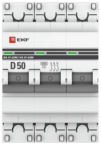 фото Автоматический выключатель  EKF mcb4763m-6-3-50D-pro в Санкт-Петербургe