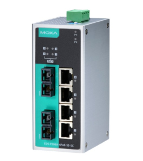 фото Коммутатор PoE MOXA EDS-P206A-4PoE-SS-SC в Уфе