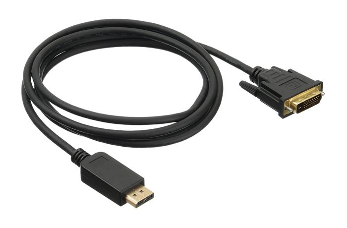 

Кабель интерфейсный DisplayPort-DVI Buro BHP DPP_DVI-2 1.1v, 2м. позолоченные контакты черный, BHP DPP_DVI-2