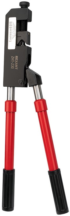 

Пресс Rexant 12-3059 механический универсальный ZHT-230 для клиновидной опрессовки наконечников 10-300 мм², 12-3059