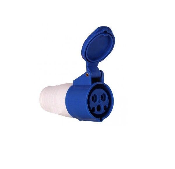 

Розетка EKF ps-213-16-220 кабельная 16А 220В 2P+E IP44 (213), ps-213-16-220