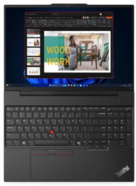 фото Ноутбук Lenovo ThinkPad E16 G2 16" (Intel Core Ultra 5, 16Гб DDR5, SSD 512 Гб, , Без ОС) Черный [21MAS04600_32G]