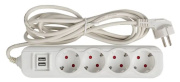 фото Удлинитель EKF UBA16-2USB-4-03i