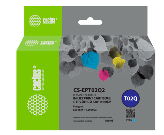 фото Картридж  Cactus CS-EPT02Q2 в Челябинске