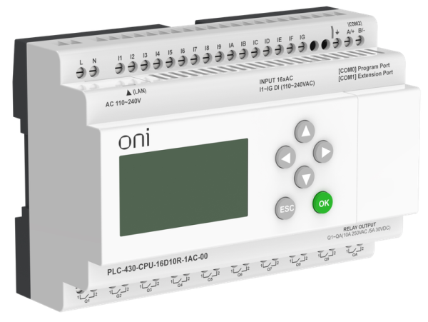 фото Модуль  ONI PLC-430-CPU-16D10R-1AC-00 в Воронеже
