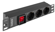 фото Блок розеток Exegate ServerPro PDU-10H305 Al-3S-C14-SW