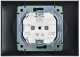 фото Розетка двухместная без заземления в сборе IEK SK-R20-10-K48-F
