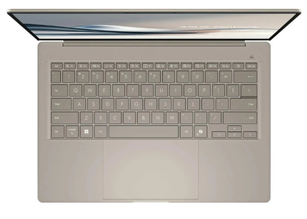 фото Ноутбук  ASUS Zenbook A14 UX3407NA-QD100W в Перми 14 ", Snapdragon, 32 Гб RAM, 1 Тб SSD, Adreno, Бежевый