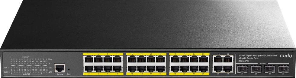 фото Коммутатор управляемый  Cudy GS2028PS4-300W