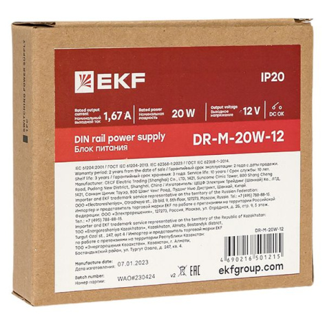 фото Блок питания  EKF DR-M-20W-12 в Уфе