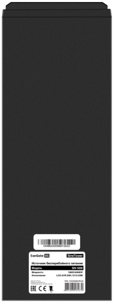 фото Источник бесперебойного питания  Exegate SineTower SN-1000.LCD.AVR.2SH.1C13.USB в Екатеринбурге