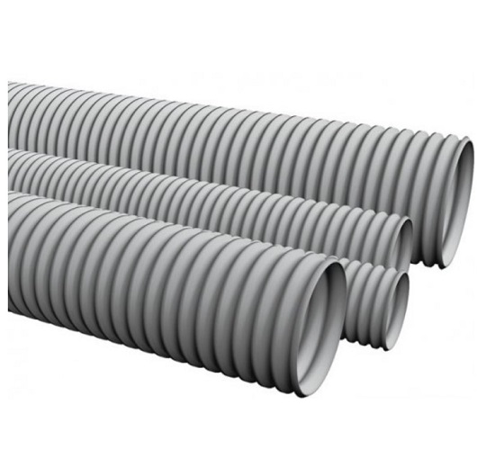 

Труба гофрированная лёгкая Ecoplast 60125 ПП, с зондом, цвет серый, диам. 25мм (50м), 60125
