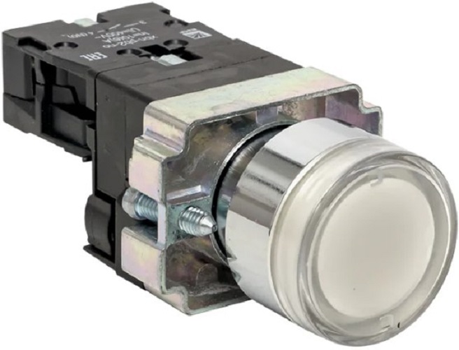 

Кнопка EKF xb2-bw21-230 BA21 с подсветкой 230В белаяNO, xb2-bw21-230