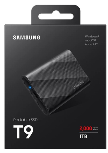 фото Внешний SSD USB 3.2 Gen 2 Type-C Samsung Т9 Portable в Самаре 1024 ГБ
