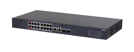 

Коммутатор Dahua DH-CS4220-16GT-190 16-портовый гигабитный PoE с функцией облачного управления, DH-CS4220-16GT-190