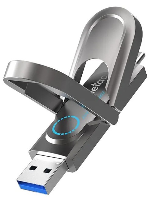 

Накопитель USB 3.2 Netac US9 1TB 900MB/1000MB/s, металлический корпус, US9
