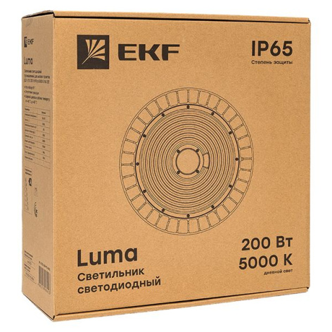 фото Светильник светодиодный промышленный для высоких пролетов EKF HIL-2103-200-90-5000 в Уфе