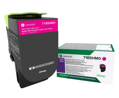 

Картридж Lexmark 71B5HM0 CS/CX 417, 517 пурпурного цвета повышенной емкости (в рамках программы возврата), 71B5HM0