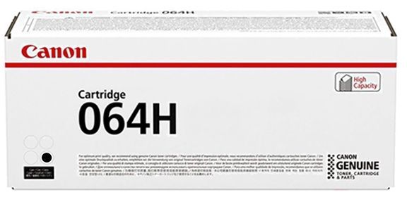 

Картридж Canon CRG 064 H BK чёрный, ресурс 13400 стр, совместимость с MF832Cdw, CRG 064 H BK