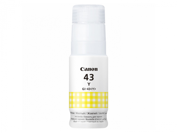 

Картридж Canon GI-43 Y 4689C001 желтый, 60 мл, GI-43 Y