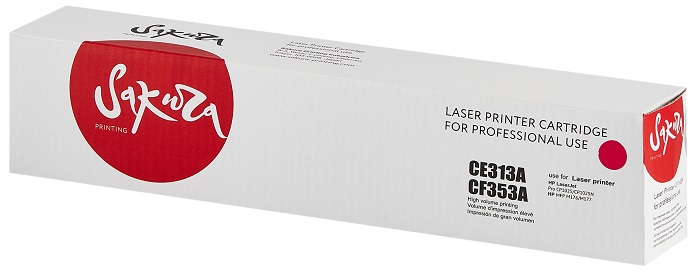 

Картридж Sakura CE313A/CF353A для HP LaserJet Pro CP1025, M175A/ M177fw/ M275, пурпурный, 1000 к., CE313A/CF353A