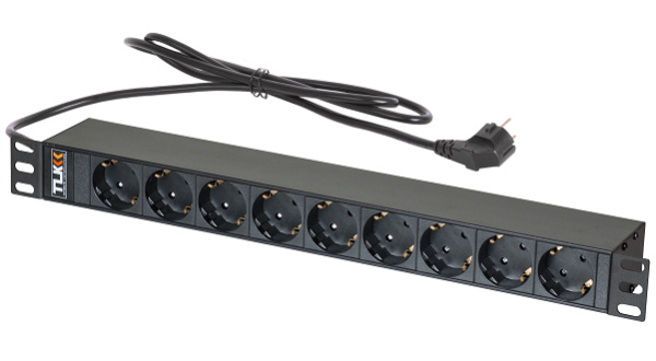 фото Блок розеток 19", 9 розеток TLK TLK-RSC09-M-04-BK в Омске
