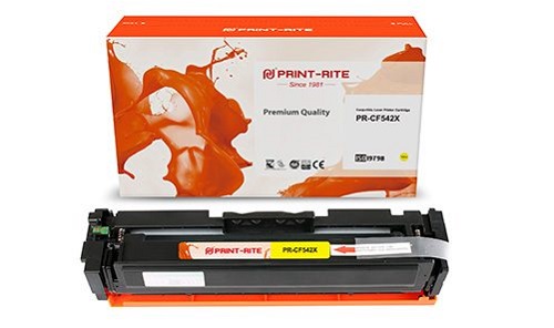 

Картридж Print-Rite PR-CF542X желтый (2500стр.) для HP LJ M254dw/M280nw/M281fdn, PR-CF542X