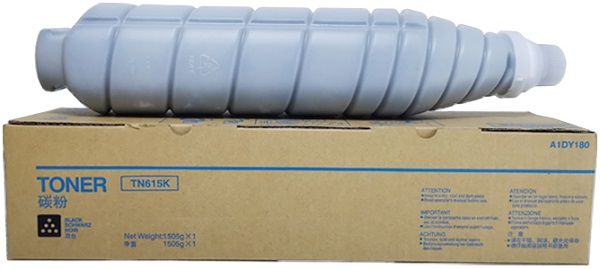 

Тонер Konica Minolta TN615K A1DY150 C8000 черный, туба 1.505g, полимерный, примерно 91000 стр, TN615K