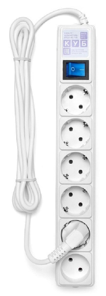 фото Сетевой фильтр Power Cube SPG(5+1)-16B-5М