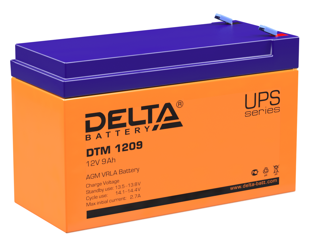 

Батарея Delta DTM 1209 12В, 8.5Ач, DTM 1209