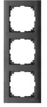 Изображение товара Рамка Schneider Electric MTN4030-3614 для электросовмещений вертикальная 3 поста