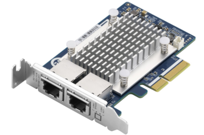 

Сетевая карта QNAP QXG-5G2T-111C двухпортовая 5 GbE RJ-45, PCIe Gen3 x2, QXG-5G2T-111C