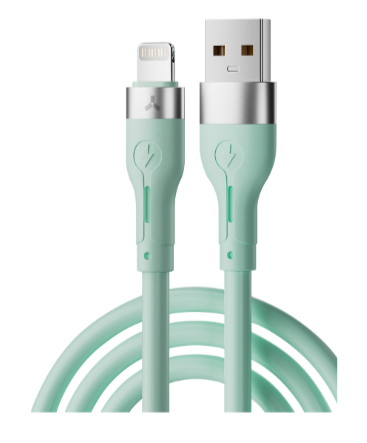 

Кабель интерфейсный AccesStyle AL24-S100 Light Green USB - Lighting, Сила тока: 2,4А; Длина: 100 см; Оплётка: Силикон, AL24-S100 Light Green