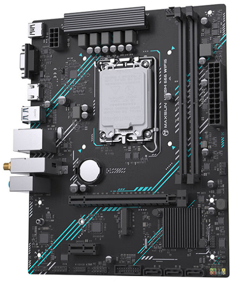 фото Материнская плата mATX MAXSUN H610M 666 WIFI6 в Уфе