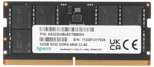 фото Модуль памяти SODIMM DDR5 32GB Apacer FS.32G2A.PTH в Омске